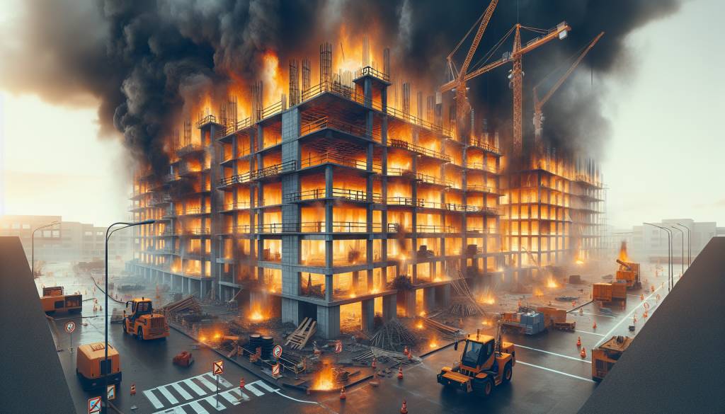 Incendies : les facteurs de risques sur des chantiers de construction